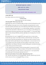 Đề thi giữa kì 2 Văn 12 - Đề số 3